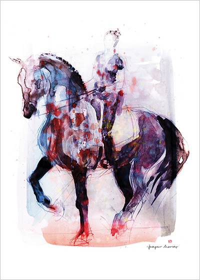 Andaluz - plakat, Paper Horses