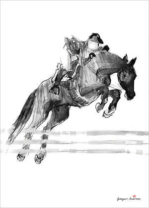 Jumper - rysunek z koniem, Paper Horses