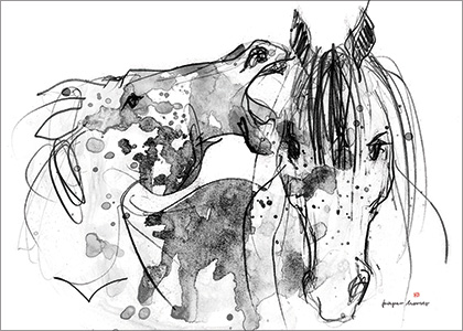 Uspołecznianie - plakat, Paper Horses